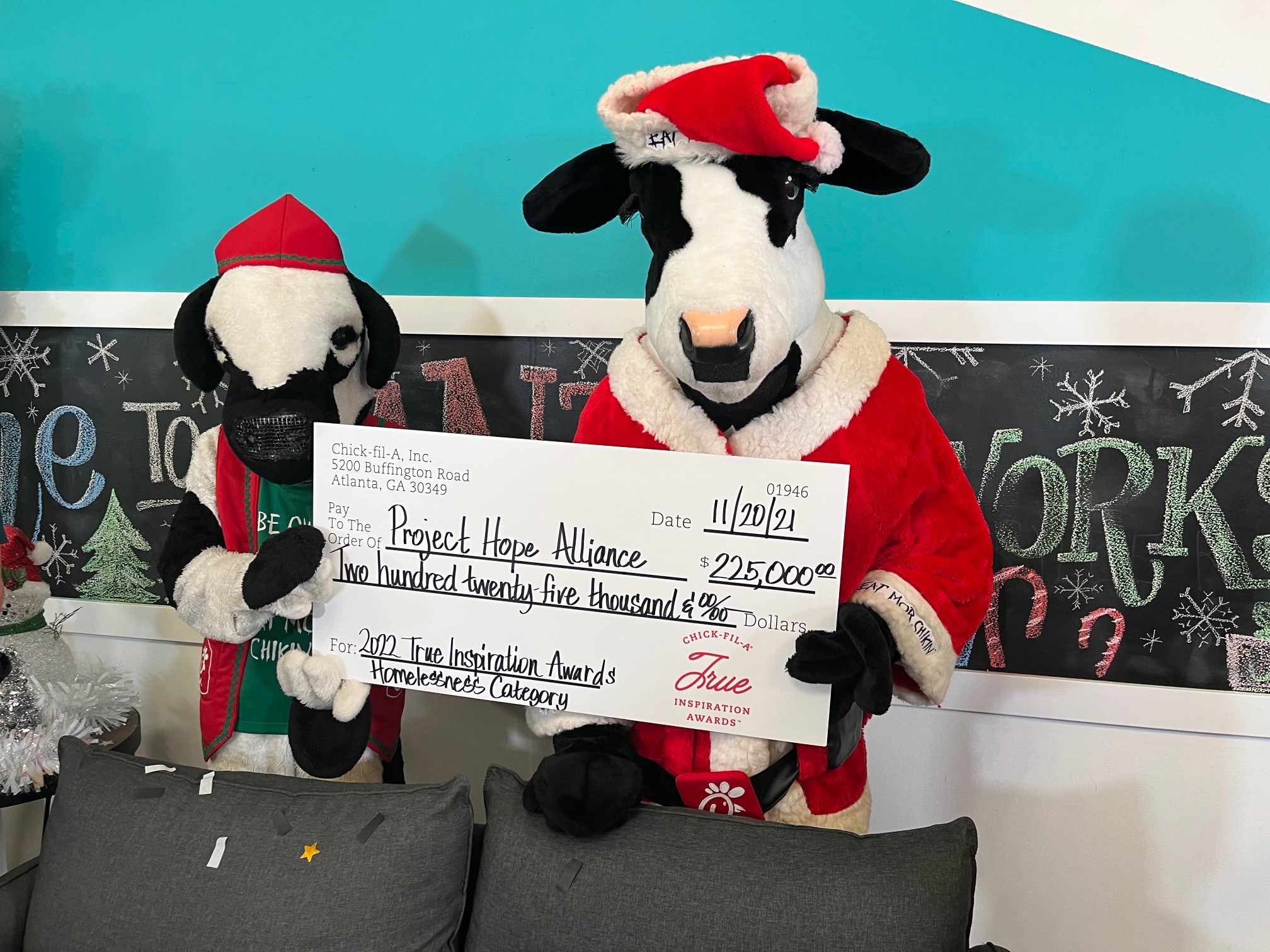 PHA Wins Chick-fil-A’s True Inspiration Award!